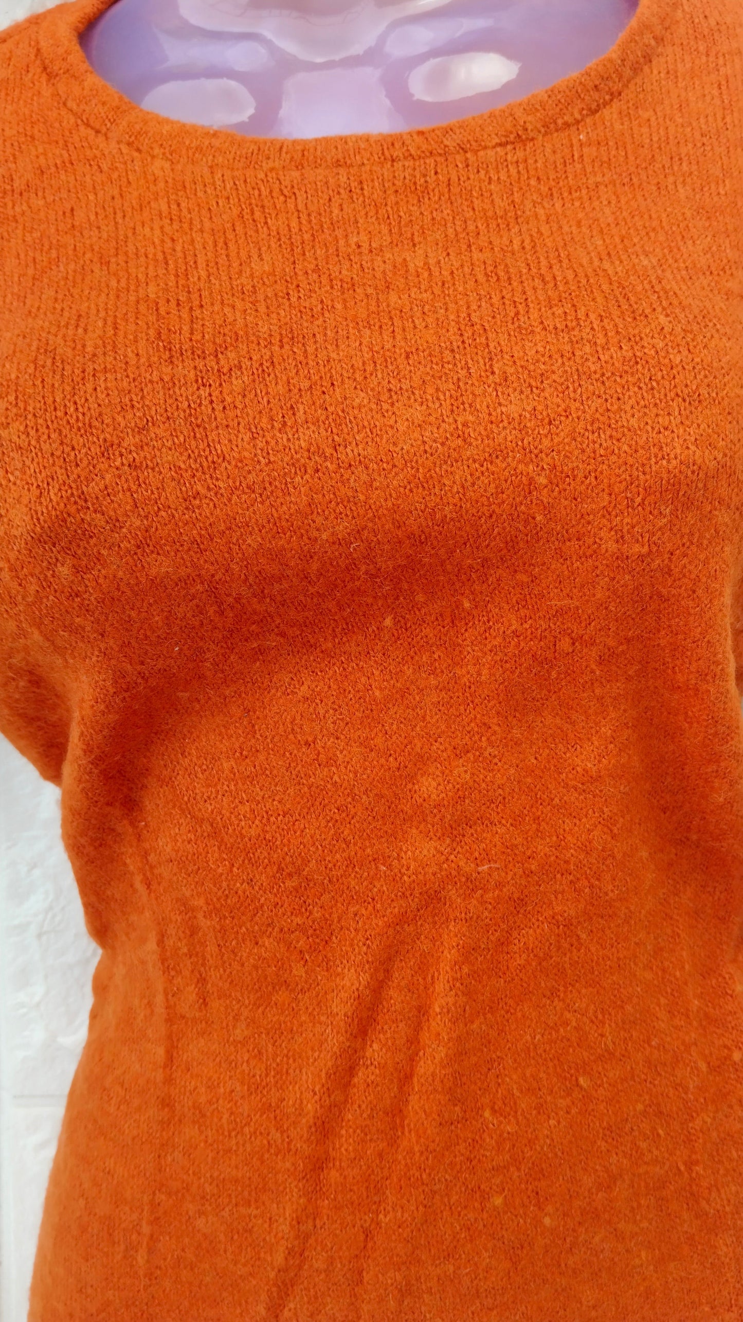 ORANGE & CREAM FULL SLEEVE TOP